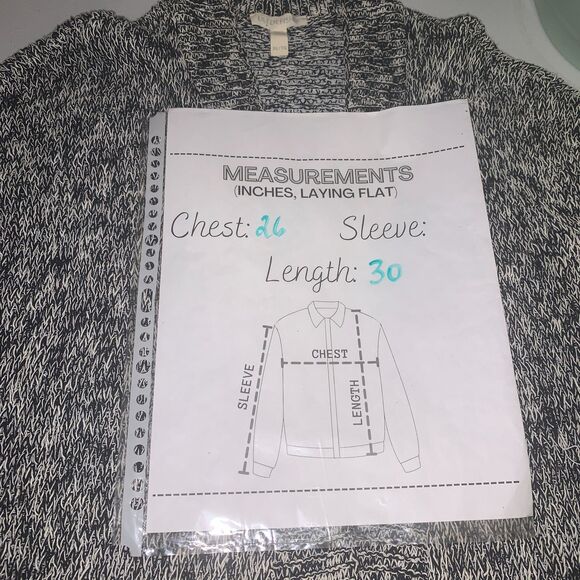 Eileen Fisher Organic Linen Cotton Blend Cardigan Vest XL Open Front Knit Black - Picture 8 of 8